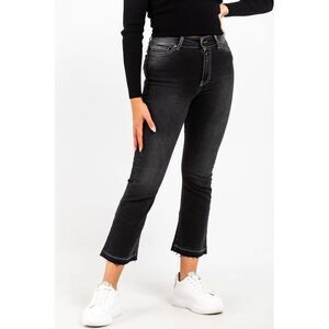 Gas Gray Cotton Cropped Women's Jeans